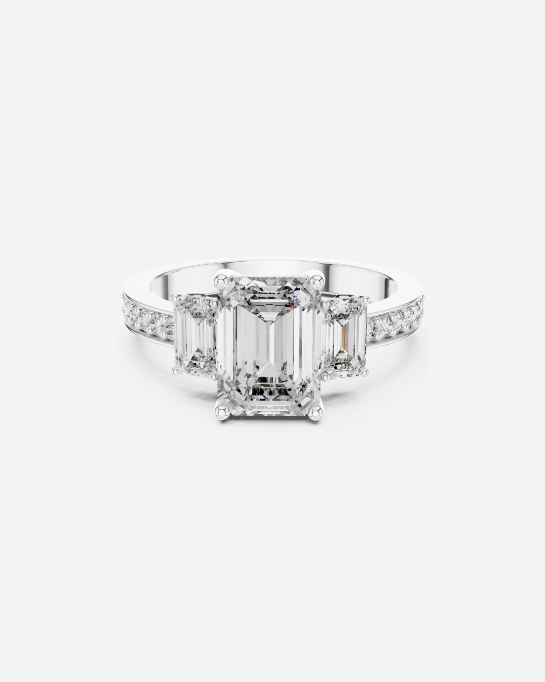 Three-Stone Rings