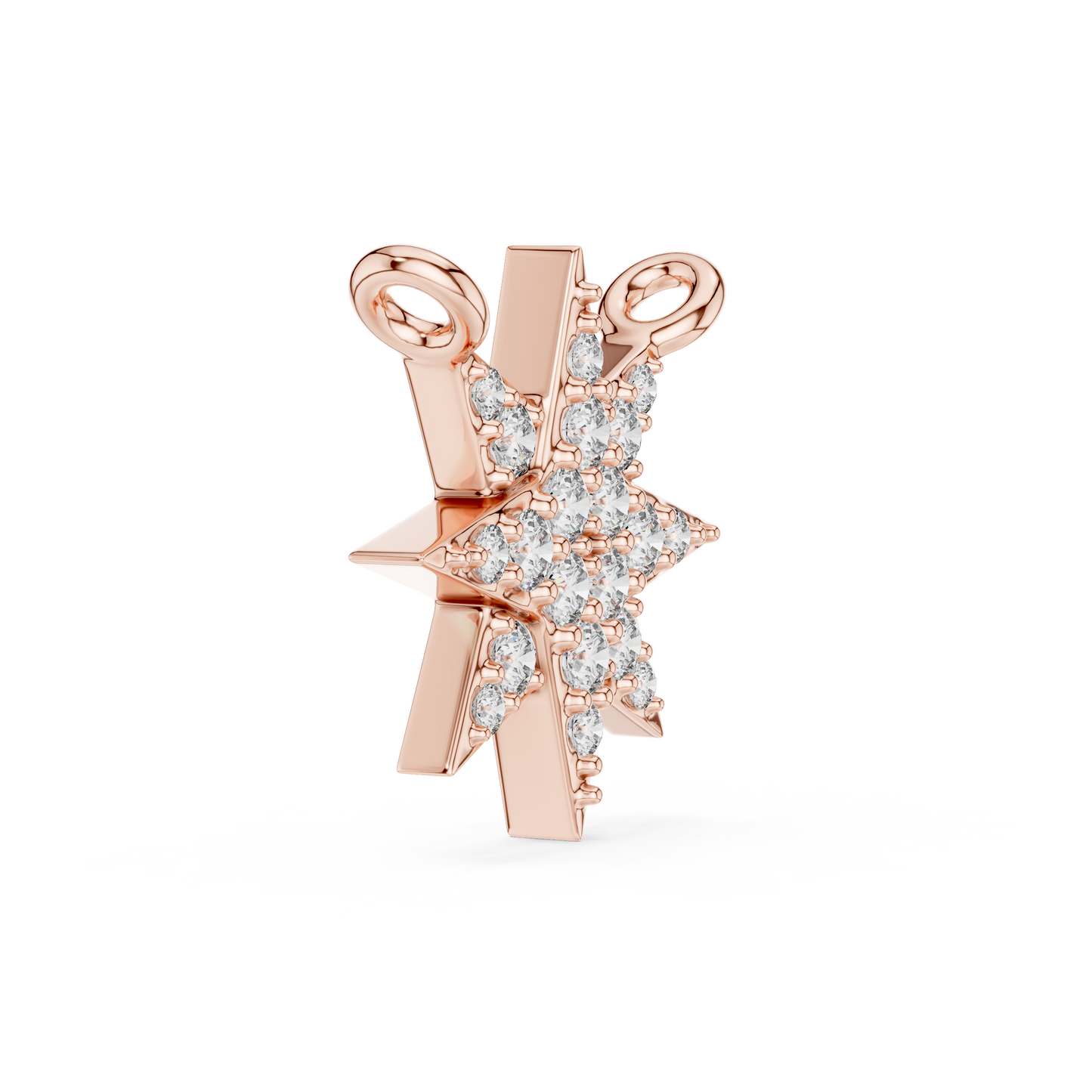 Celestial Diamond North Star Necklace