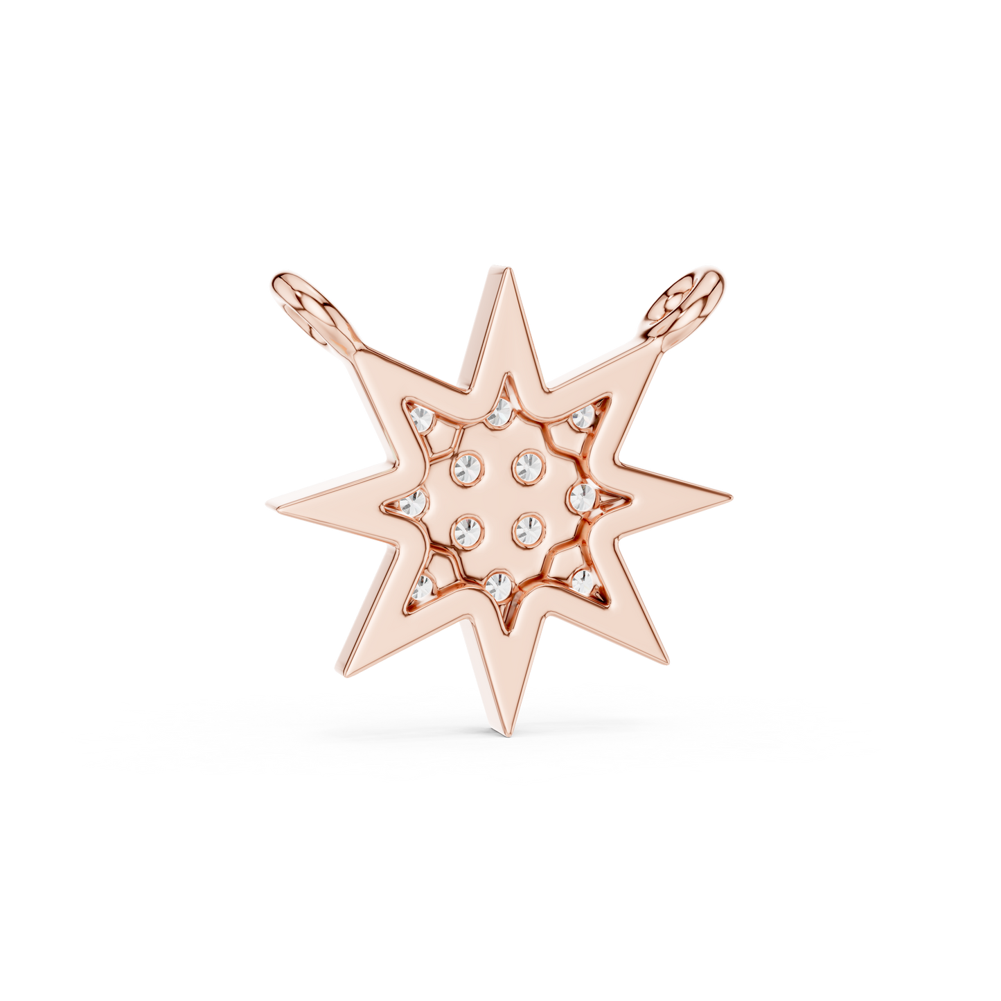 Celestial Diamond North Star Necklace