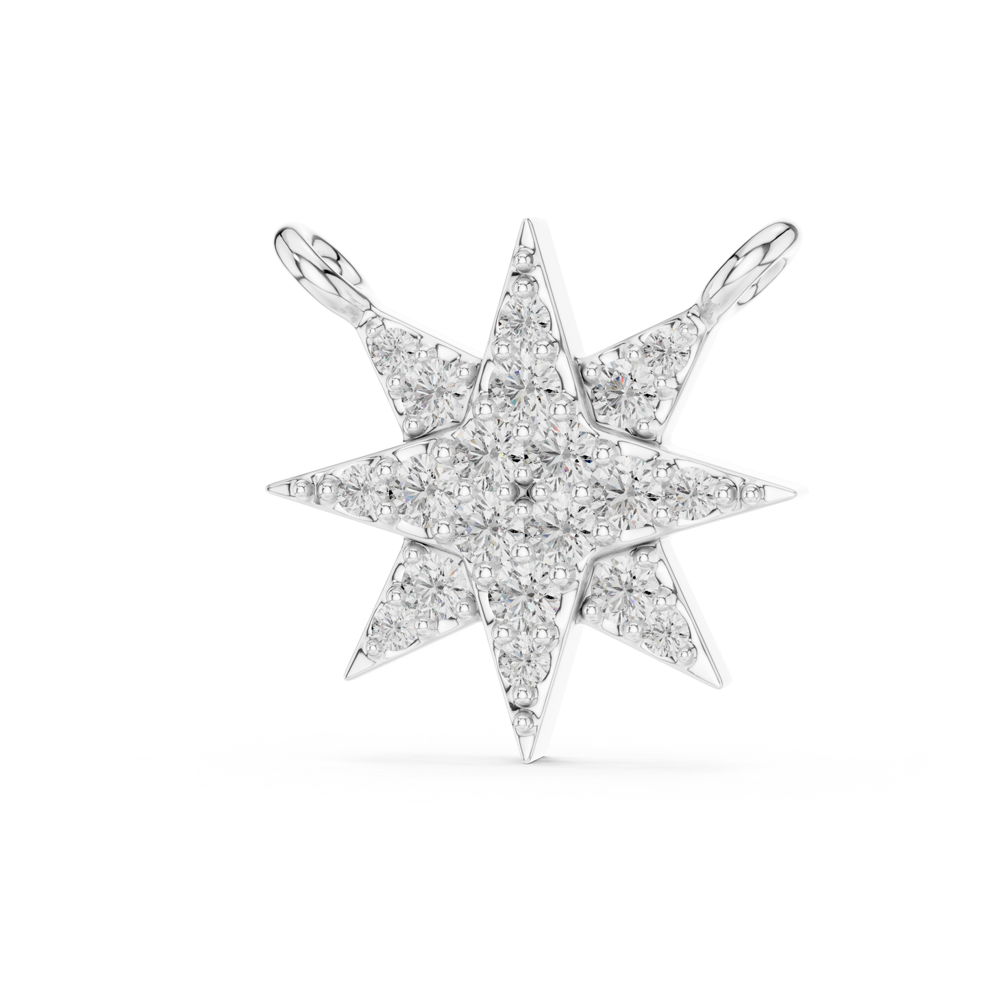 Celestial Diamond North Star Necklace