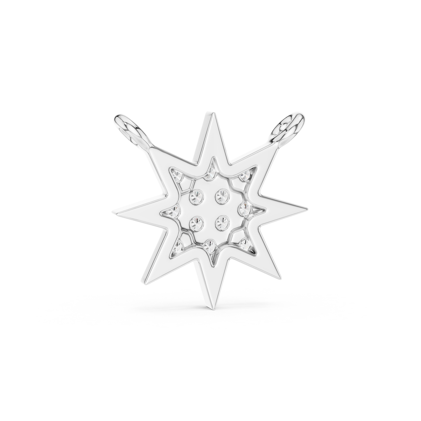 Celestial Diamond North Star Necklace