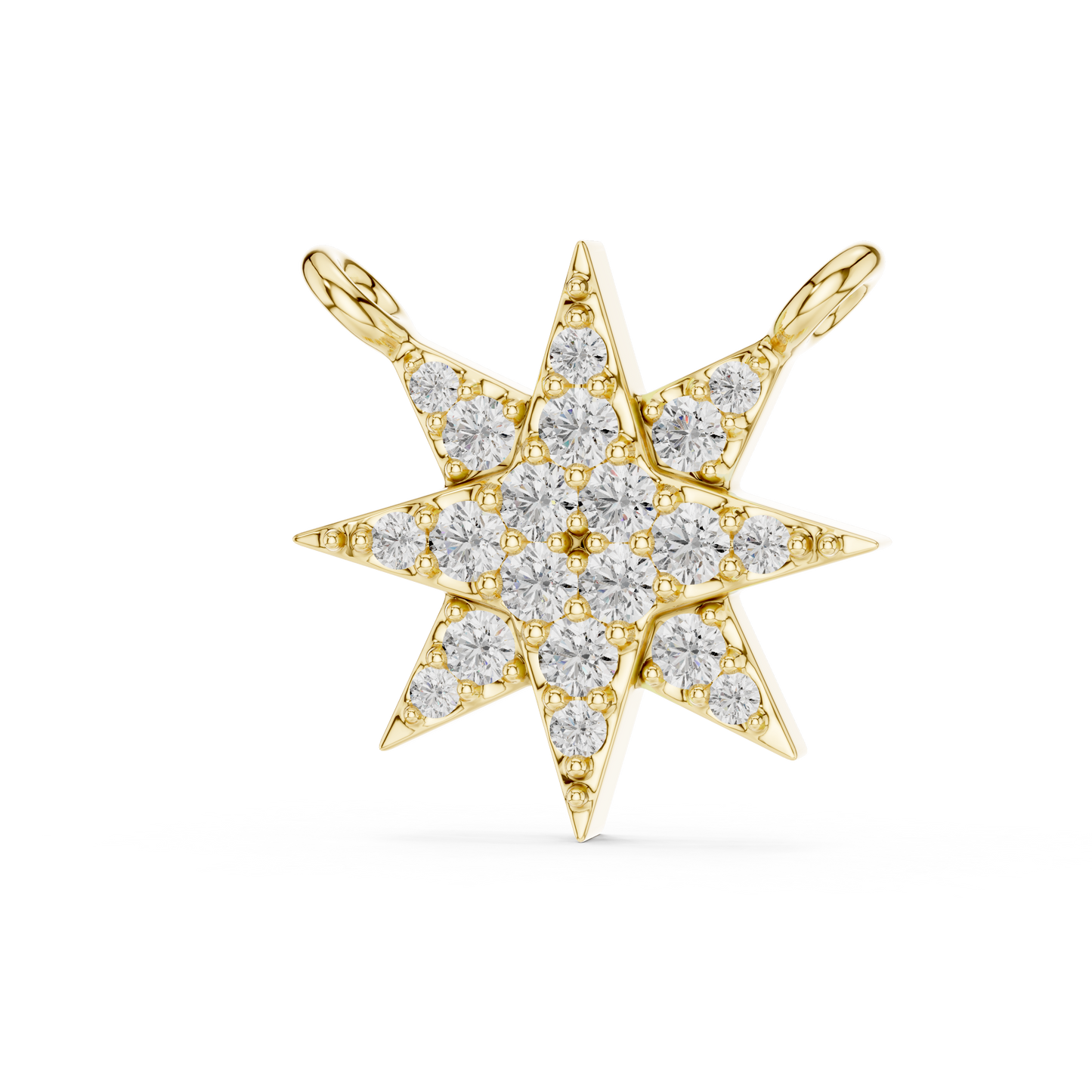 Celestial Diamond North Star Necklace