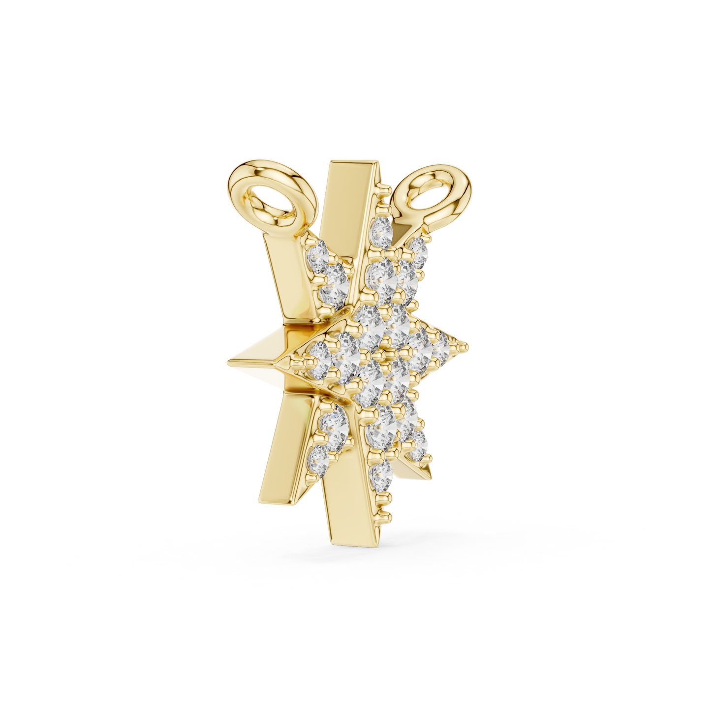 Celestial Diamond North Star Necklace