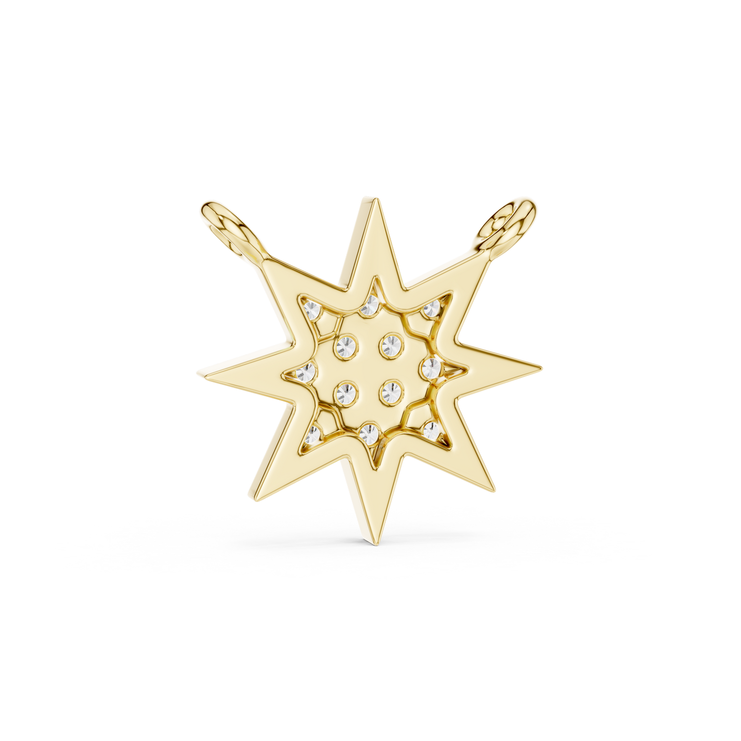 Celestial Diamond North Star Necklace