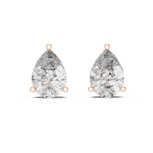 The Classic Pear Diamond Studs