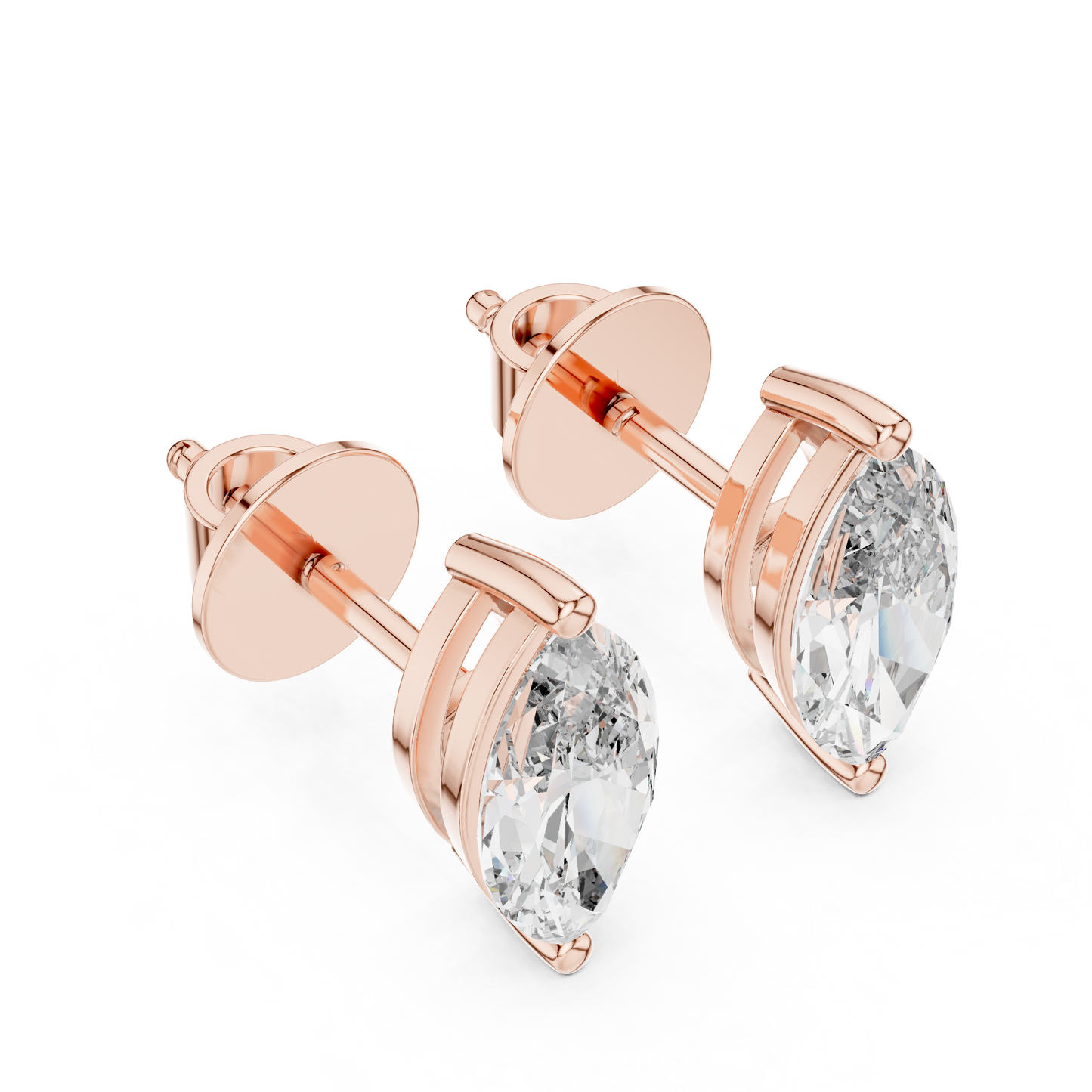 1.50 CTW Marquise Cut Earrings