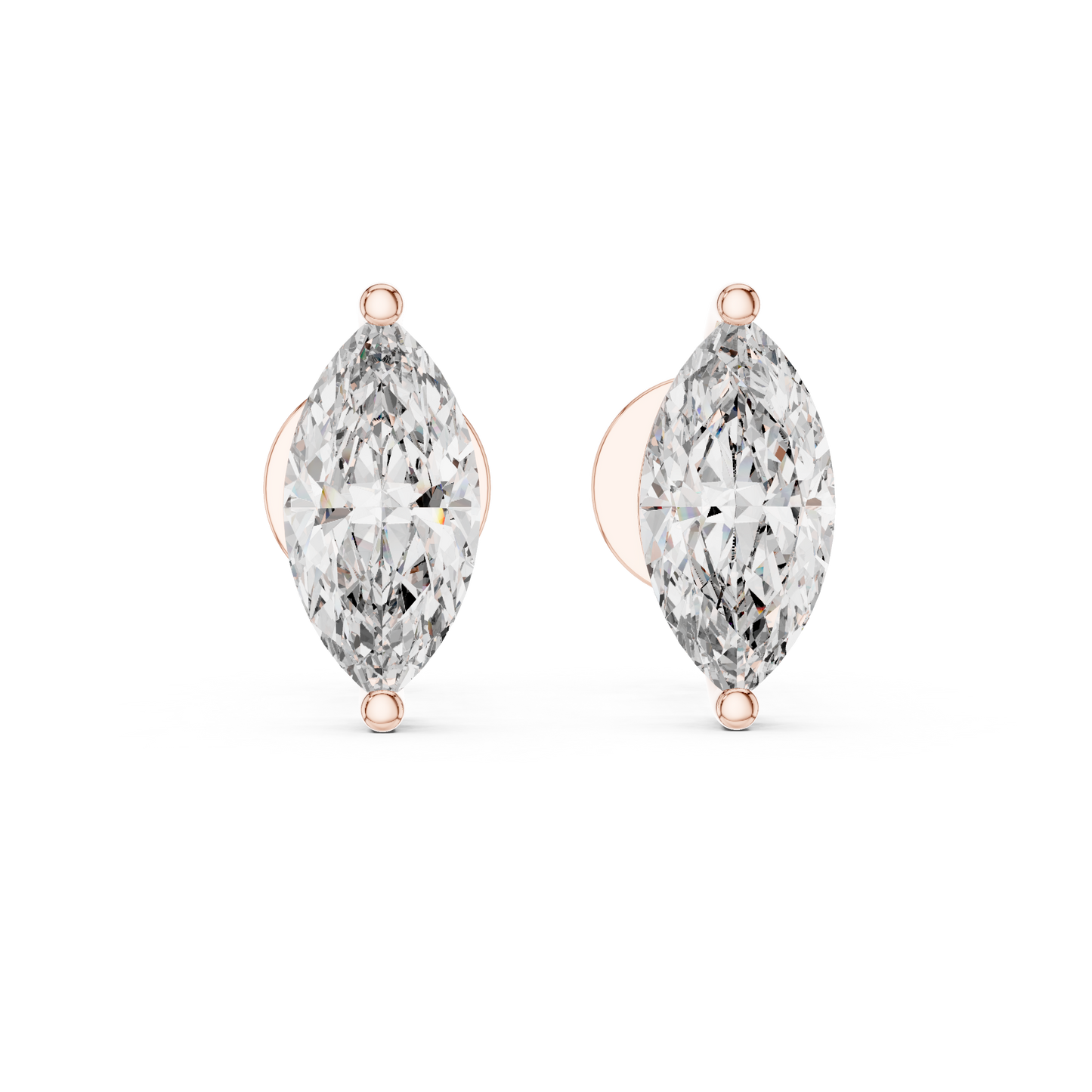 1.50 CTW Marquise Cut Earrings