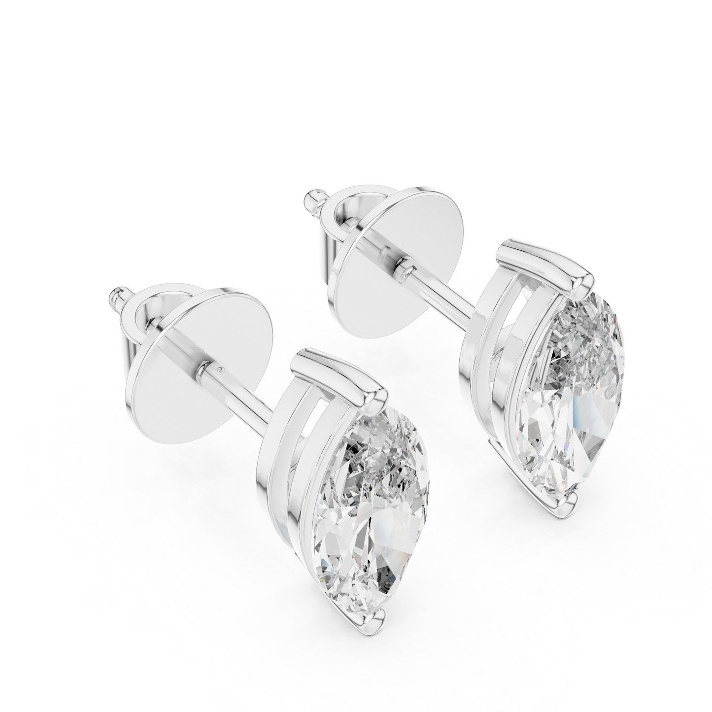 1.50 CTW Marquise Cut Earrings