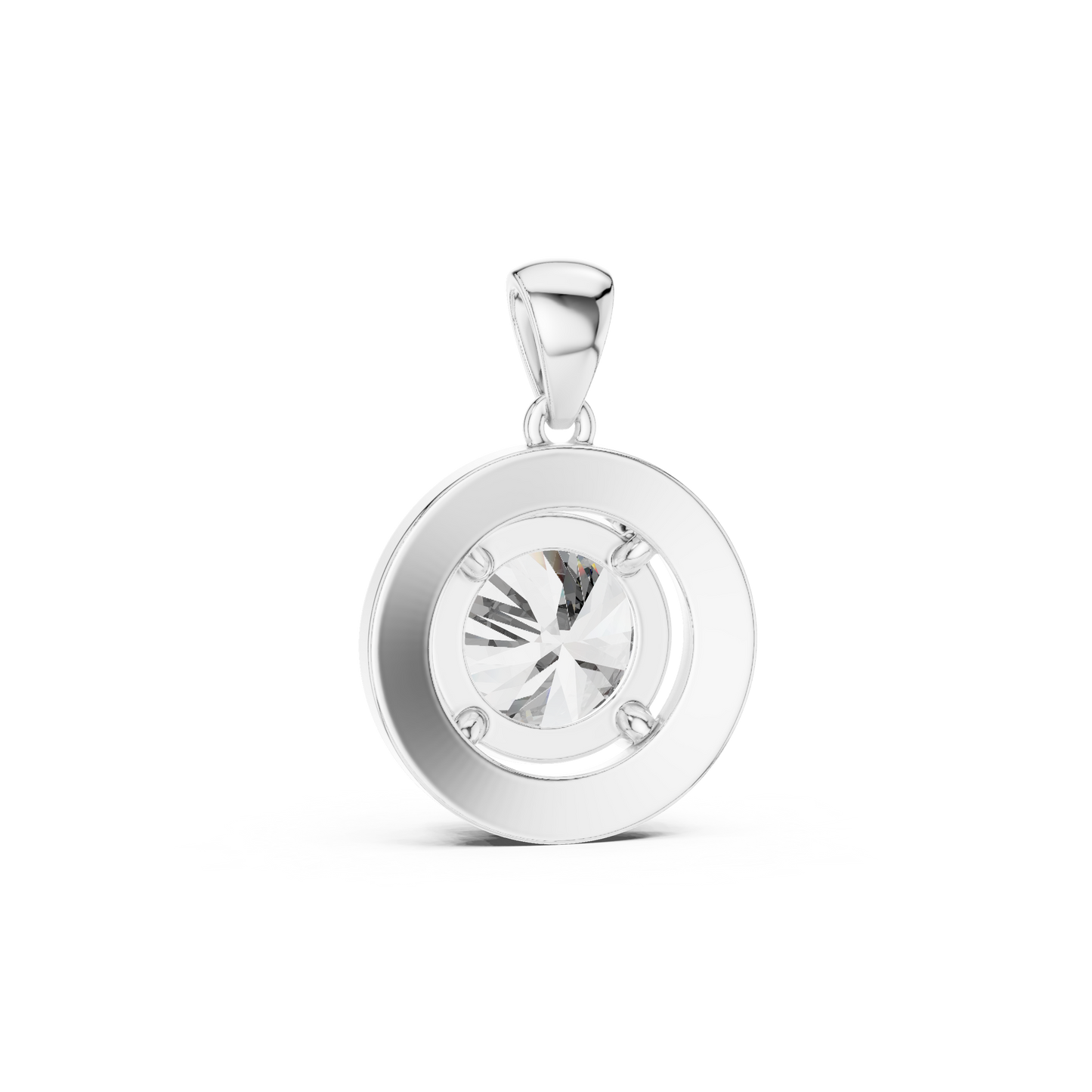 Halo Diamond Pendant