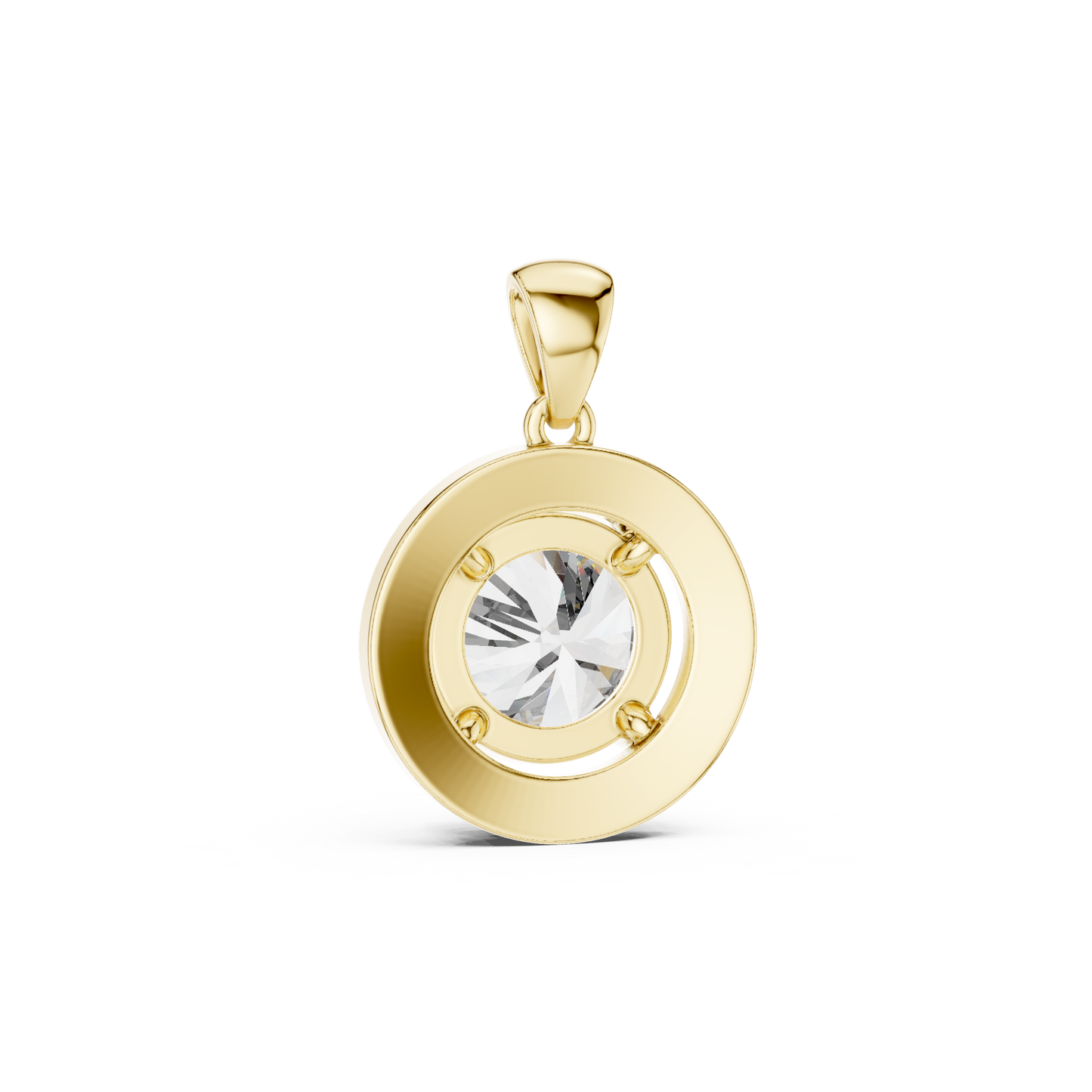 Halo Diamond Pendant